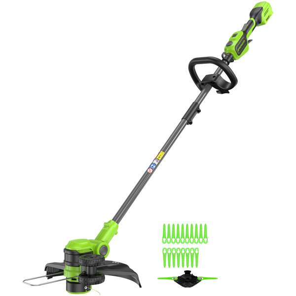 Триммер аккумуляторный Greenworks GD24LT331, 24V, 33 см, с 1хАКБ 4Ач и ЗУ (2113407UB)
